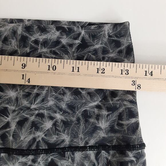 Lululemon Wunder Under Mid Rise Leggings Full Length Palms Womens 4 Gray - Picture 6 of 8